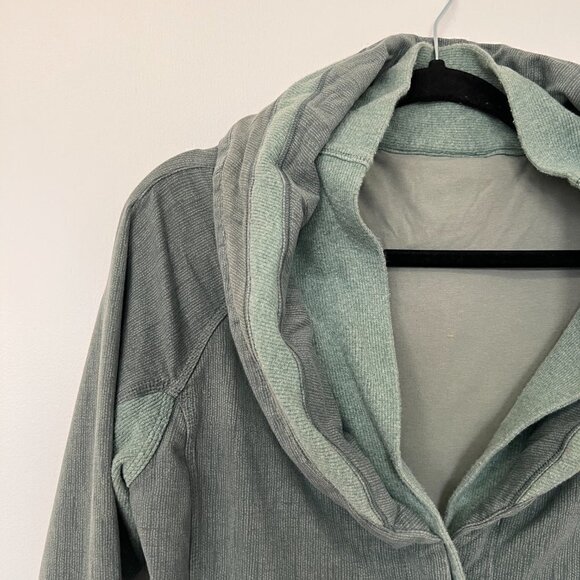 Lululemon To Class Jacket Size 10 Burlap Texture Deep Shore Heathered Earl Grey - Picture 4 of 12